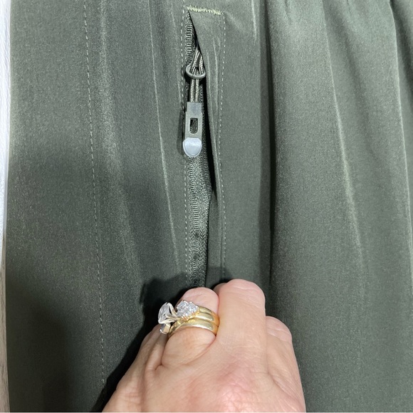 2X New Northyard Ladies Atletic Casual Jogger Exercise Pants w/pockets-Army Grn - Picture 11 of 15